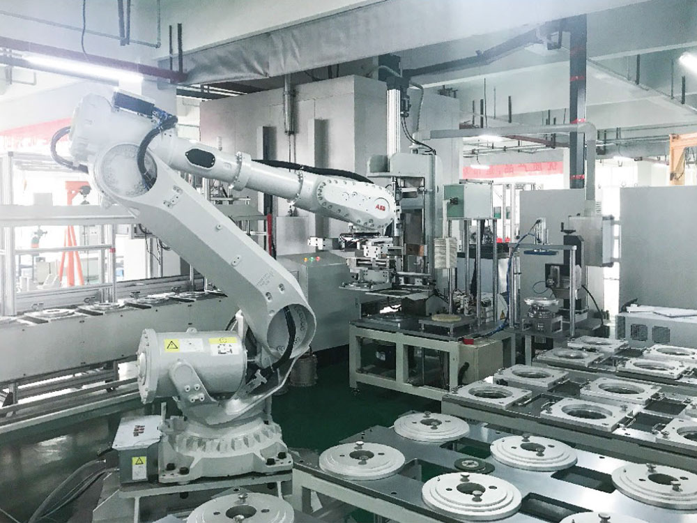 轉子裝配機器人